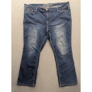 Hydraulic Nolita Micro Boot Jeans Womens 24W Blue Medium Wash High Rise Stretch